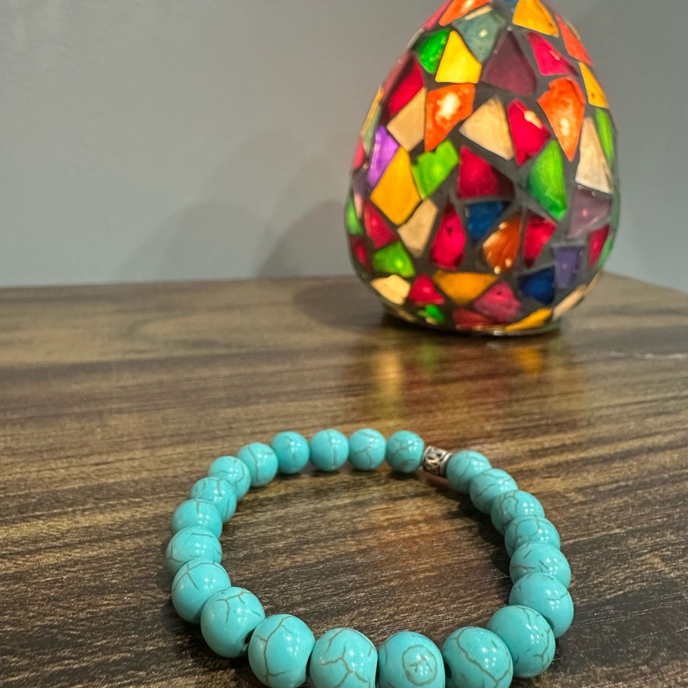 Turquoise Beaded Bracelet